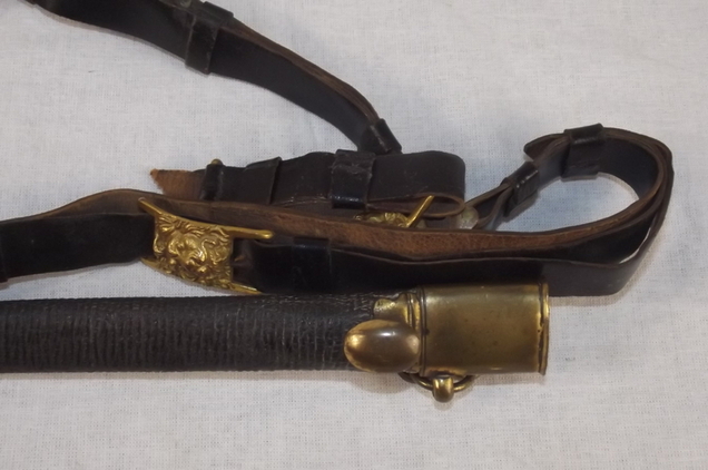 Circa 1810 British Naval Dirk With Blue And Gilt - Image 5