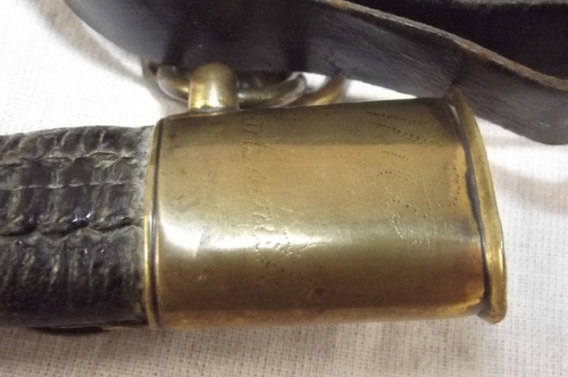 Circa 1810 British Naval Dirk With Blue And Gilt - Image 7