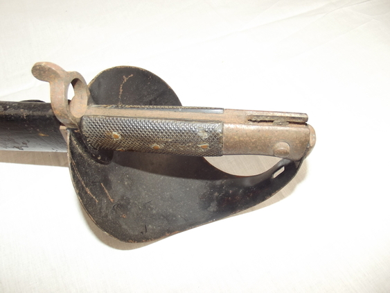 Circa 1850's Enfield Naval Sword Bayonet and scabbard - Image 10