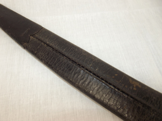 Circa 1850's Enfield Naval Sword Bayonet and scabbard - Image 4