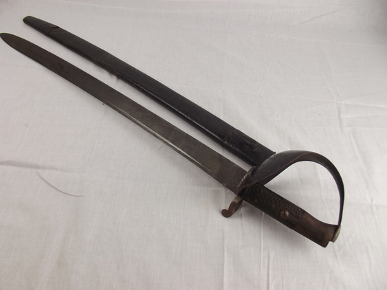 Circa 1850's Enfield Naval Sword Bayonet and scabbard