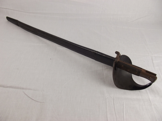 Circa 1850's Enfield Naval Sword Bayonet and scabbard - Image 8