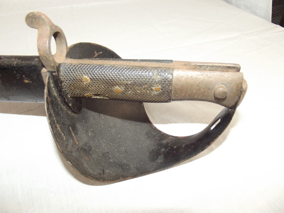 Circa 1850's Enfield Naval Sword Bayonet and scabbard - Image 9