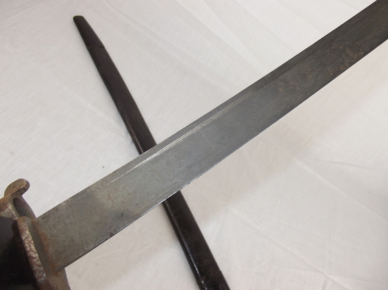 Circa 1850's Enfield Naval Sword Bayonet and scabbard - Image 15