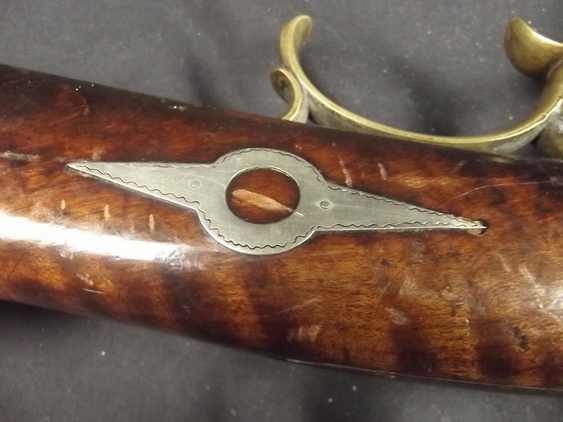 Circa 1860 Kentucky Long Rifle Muzzleloader .5 - Image 2