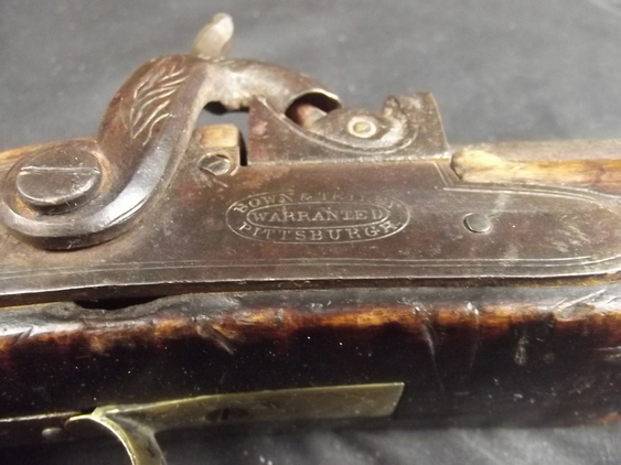 Circa 1860 Kentucky Long Rifle Muzzleloader .5 - Image 20