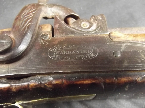 Circa 1860 Kentucky Long Rifle Muzzleloader .5 - Image 21
