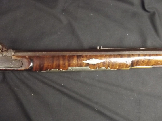 Circa 1860 Kentucky Long Rifle Muzzleloader .5 - Image 22
