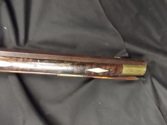 Circa 1860 Kentucky Long Rifle Muzzleloader .5 - Image 24