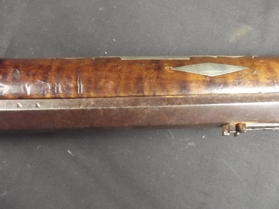 Circa 1860 Kentucky Long Rifle Muzzleloader .5 - Image 4
