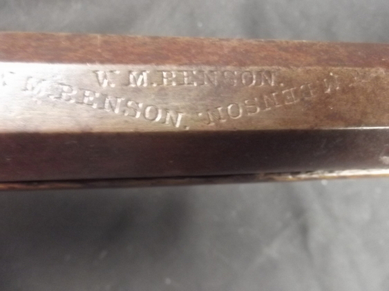 Circa 1860 Kentucky Long Rifle Muzzleloader .5 - Image 8