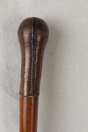 Circa 1900 Weighted Club or Cosh Swagger Stick - Image 5