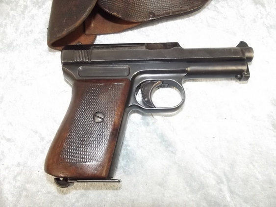 Deactivated M1914 Mauser Pistol And Original Holster - Image 5