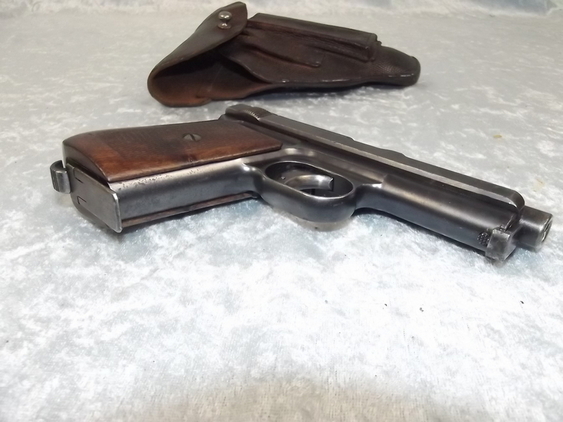 Deactivated M1914 Mauser Pistol And Original Holster - Image 8