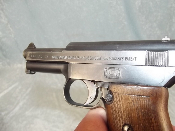 Deactivated M1914 Mauser Pistol And Original Holster - Image 10