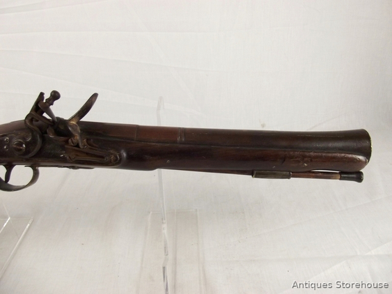 Early British Flintlock Bronze Barrelled Blunderbuss - Image 12