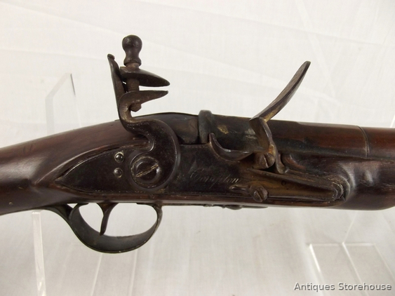 Early British Flintlock Bronze Barrelled Blunderbuss - Image 6