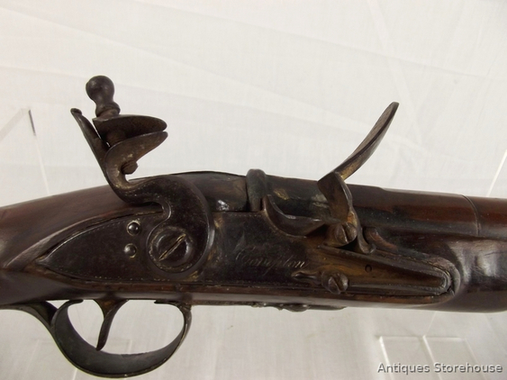 Early British Flintlock Bronze Barrelled Blunderbuss - Image 7