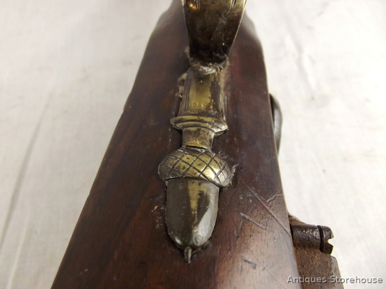 Early British Flintlock Bronze Barrelled Blunderbuss - Image 9