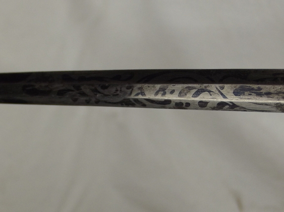 Early To Mid 19th Century Bird Head Sword Cane, Blued Blade - Image 10