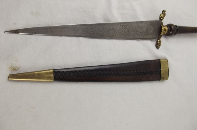 English Civil War Era Plug Bayonet Formed In The Romance Style