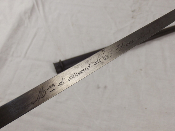 Excellent Fusil Gras Modèle 1874 M80 Sword Bayonet #3 - Image 2
