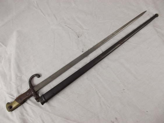 Excellent Fusil Gras Modèle 1874 M80 Sword Bayonet #3 - Image 19