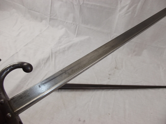 Excellent Fusil Gras Modèle 1874 M80 Sword Bayonet #3 - Image 9