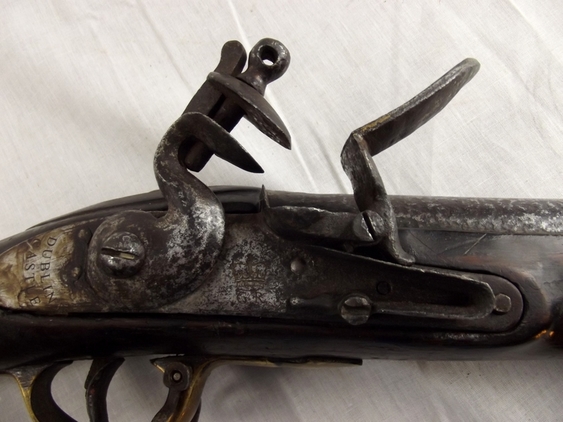 First India Pattern 39` Brown Bess Flintlock Musket Irish Reymarks c. 1796-1800 - Image 17