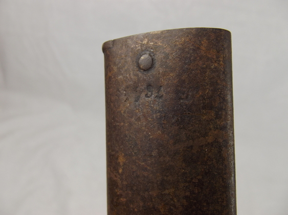 French M1866 Chassepot Sword Bayonet & Steel Scabbard #1 - Image 11