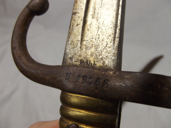 French M1866 Chassepot Sword Bayonet & Steel Scabbard #1 - Image 9
