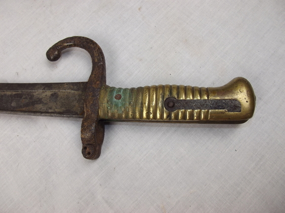 French M1866 Chassepot Sword Bayonet & Steel Scabbard - Image 18