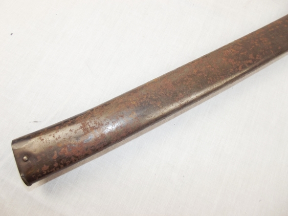 French M1866 Chassepot Sword Bayonet & Steel Scabbard #2 - Image 7