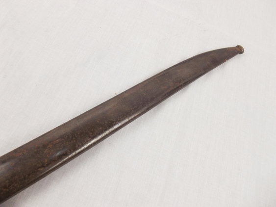 French M1866 Chassepot Sword Bayonet & Steel Scabbard #2 - Image 8