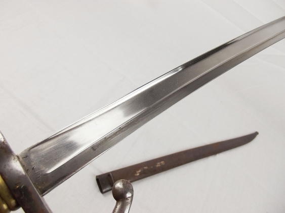French M1866 Chassepot Sword Bayonet & Steel Scabbard #2 - Image 2