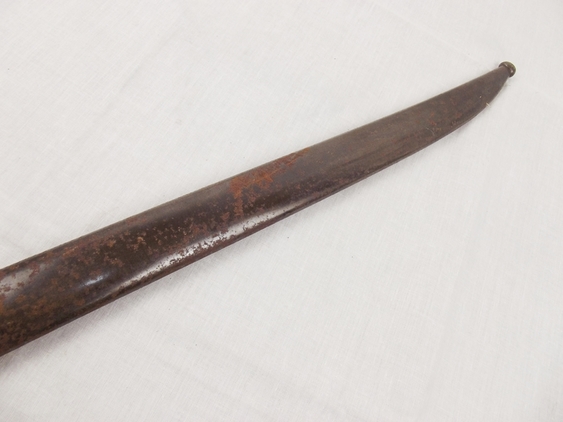 French M1866 Chassepot Sword Bayonet & Steel Scabbard #2 - Image 6