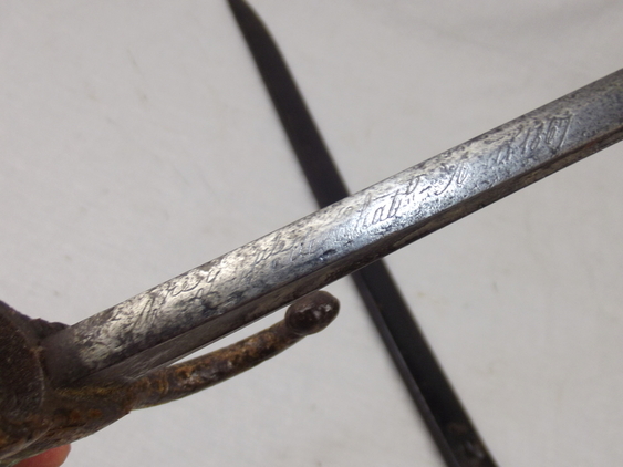 French M1866 Chassepot Sword Bayonet & Steel Scabbard - Image 4