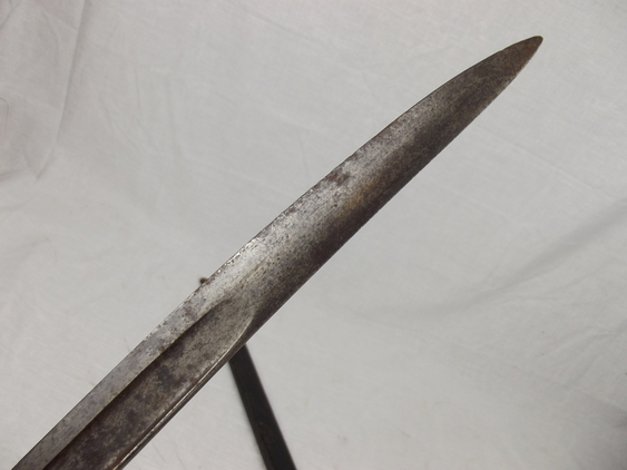 French M1866 Chassepot Sword Bayonet & Steel Scabbard - Image 9
