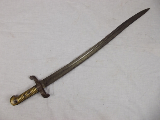 French Model 1842 Yataghan sword bayonet for Artillery