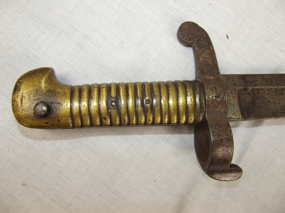 French Model 1842 Yataghan sword bayonet for Artillery - Image 12