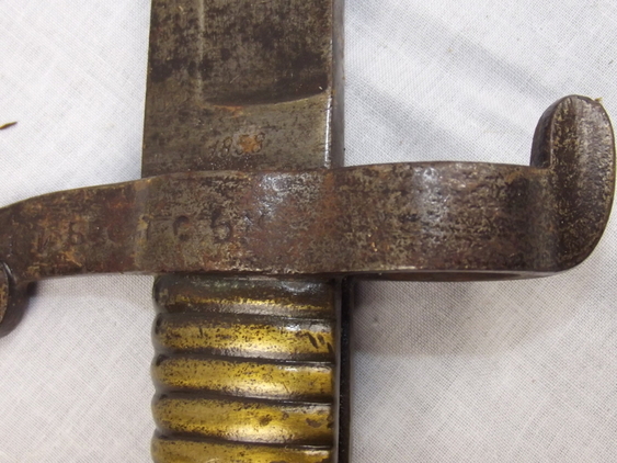 French Model 1842 Yataghan sword bayonet for Artillery - Image 13