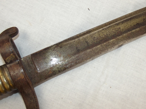 French Model 1842 Yataghan sword bayonet for Artillery - Image 4