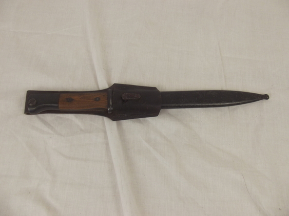 German WW2 K98 Bayonet, Frog And Scabbard By Coppel - Image 3