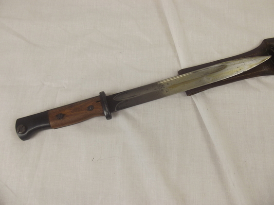 German WW2 K98 Bayonet, Frog And Scabbard By Coppel - Image 4