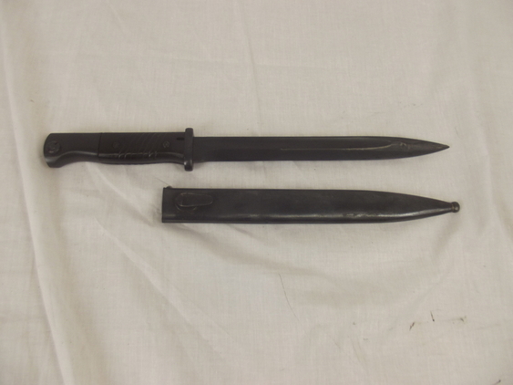 German WW2 K98 Bayonet, Frog And Scabbard By Coppel