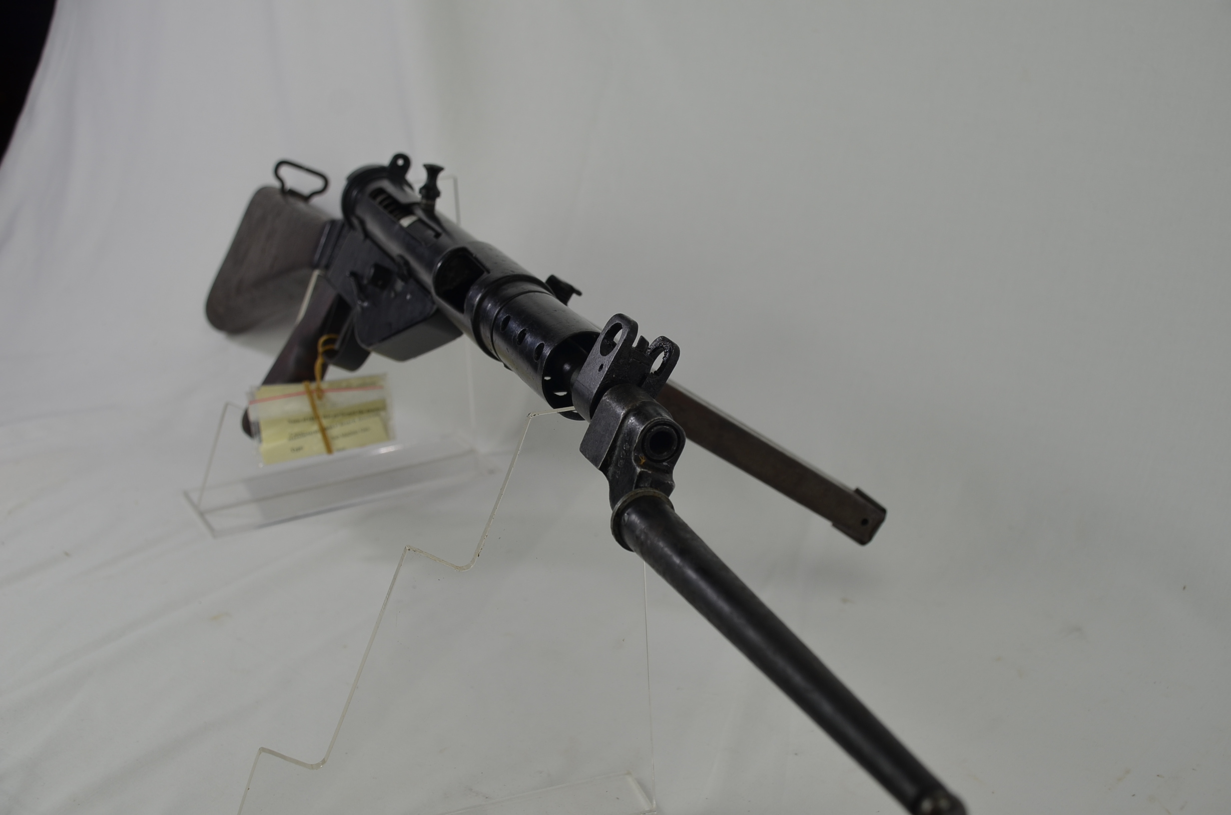 WW2 Mk5 Sten Gun With Inert Rounds, Spare Magazine and Bayonet (Deactivated) - Image 7