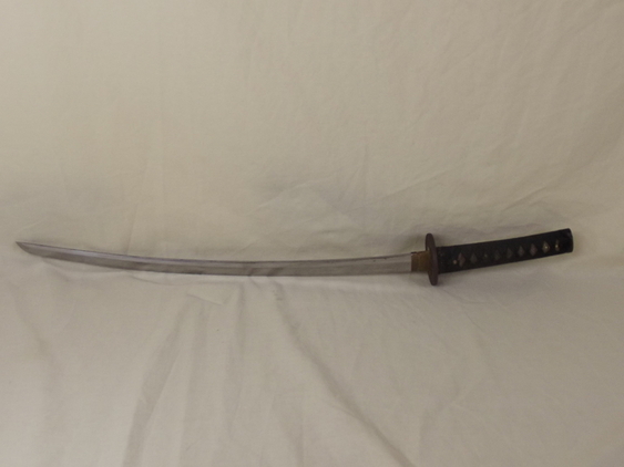Japanese circa 1530 signed Wakizashi Sword - Image 4