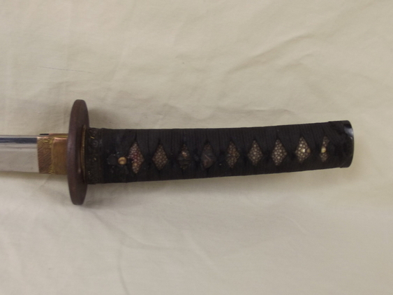 Japanese circa 1530 signed Wakizashi Sword - Image 5