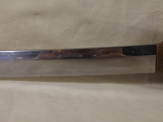 Japanese circa 1530 signed Wakizashi Sword - Image 8