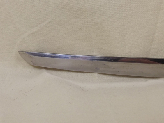 Japanese circa 1530 signed Wakizashi Sword - Image 9